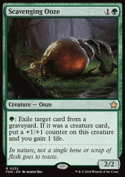 Scavenging Ooze - Magic: The Gathering Foundations (Rare) [232]