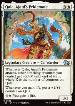 Qala, Ajani's Pridemate - Foundations Jumpstart (Uncommon) [J25-32]