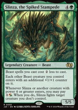 Slinza, the Spiked Stampede - Foundations Jumpstart (Rare) [55]