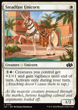 Steadfast Unicorn - Foundations Jumpstart (Common) [J25-103]