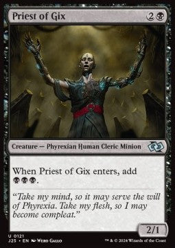 Priest of Gix - Foundations Jumpstart (Uncommon) [J25-121]