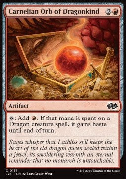 Carnelian Orb of Dragonkind - Foundations Jumpstart (Common) [J25-131]