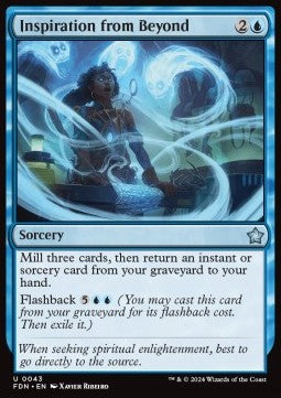 Inspiration from Beyond - Magic: The Gathering Foundations (Uncommon) [43]