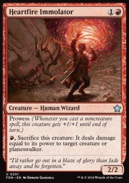 Heartfire Immolator - Magic: The Gathering Foundations (Uncommon) [201]