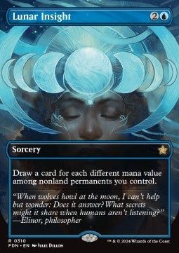 Lunar Insight (V.1) - Magic: The Gathering Foundations: Extras (Rare) [XFDN-310]