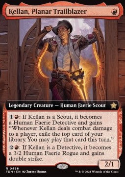 Kellan, Planar Trailblazer (V.3) - Magic: The Gathering Foundations: Extras (Rare) [466]