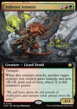 Ashroot Animist (V.3) - Magic: The Gathering Foundations: Extras (Rare) [478]