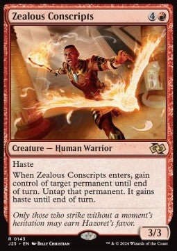 Zealous Conscripts - Foundations Jumpstart (Rare) [143]