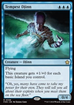 Tempest Djinn - Magic: The Gathering Foundations: Starter Collection (Rare) [598]