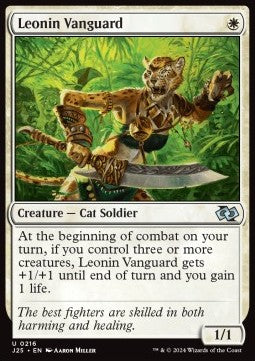 Leonin Vanguard - Foundations Jumpstart (Uncommon) [J25-216]
