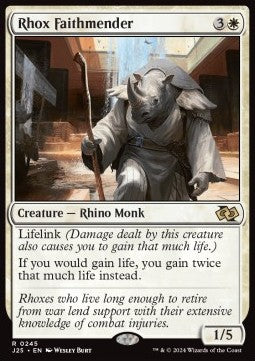 Rhox Faithmender - Foundations Jumpstart (Rare) [245]