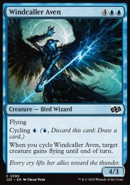 Windcaller Aven - Foundations Jumpstart (Common) [J25-390]