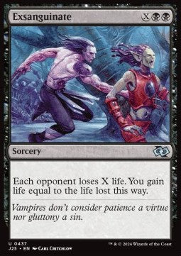 Exsanguinate - Foundations Jumpstart (Uncommon) [J25-437]