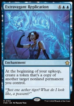 Extravagant Replication - Magic: The Gathering Foundations (Rare) [154]