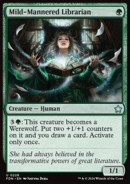 Mild-Mannered Librarian - Magic: The Gathering Foundations (Uncommon) [228]