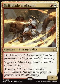 Swiftblade Vindicator - Magic: The Gathering Foundations (Rare) [246]