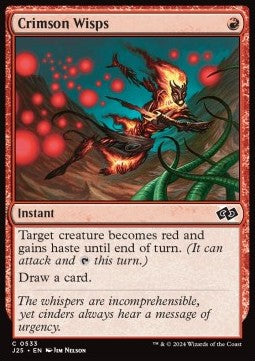Crimson Wisps - Foundations Jumpstart (Common) [J25-533]