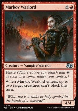Markov Warlord - Foundations Jumpstart (Uncommon) [J25-577]