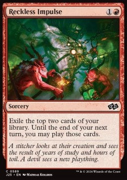 Reckless Impulse - Foundations Jumpstart (Common) [J25-589]