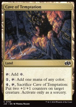 Cave of Temptation - Foundations Jumpstart (Common) [J25-763]