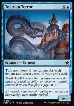 Tolarian Terror - Magic: The Gathering Foundations (Common) [167]