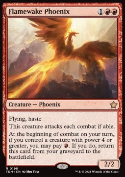 Flamewake Phoenix - Magic: The Gathering Foundations (Rare) [198]
