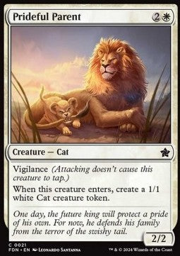 Prideful Parent - Magic: The Gathering Foundations (Common) [21]