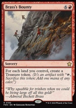 Brass's Bounty - Magic: The Gathering Foundations (Rare) [190]