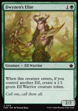Dwynen's Elite - Magic: The Gathering Foundations (Common) [218]
