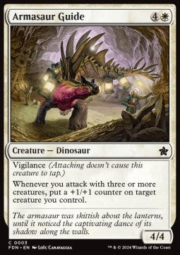 Armasaur Guide - Magic: The Gathering Foundations (Common) [3]