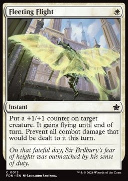 Fleeting Flight - Magic: The Gathering Foundations (Common) [13]