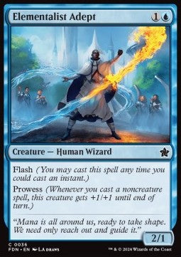 Elementalist Adept - Magic: The Gathering Foundations (Common) [36]
