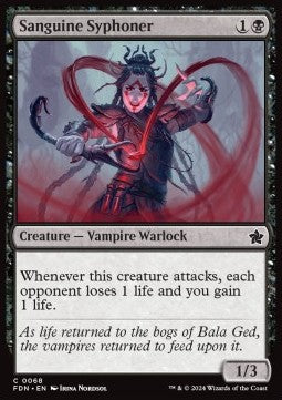 Sanguine Syphoner - Magic: The Gathering Foundations (Common) [68]