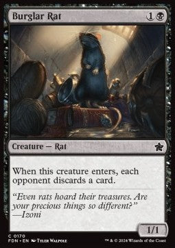 Burglar Rat - Magic: The Gathering Foundations (Common) [170]