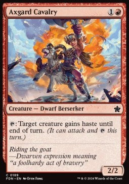 Axgard Cavalry - Magic: The Gathering Foundations (Common) [189]