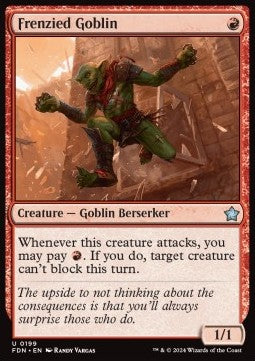 Frenzied Goblin - Magic: The Gathering Foundations (Uncommon) [199]