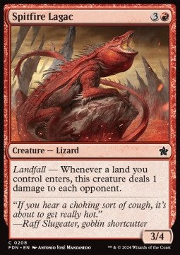 Spitfire Lagac - Magic: The Gathering Foundations (Common) [208]