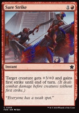 Sure Strike - Magic: The Gathering Foundations (Common) [209]