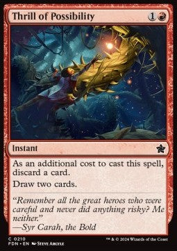 Thrill of Possibility - Magic: The Gathering Foundations (Common) [210]