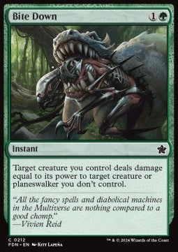 Bite Down - Magic: The Gathering Foundations (Common) [212]