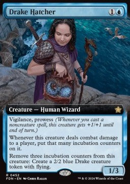 Drake Hatcher (V.3) - Magic: The Gathering Foundations: Extras (Rare) [452]