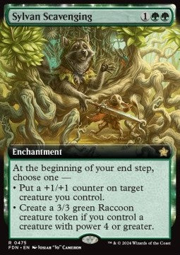 Sylvan Scavenging (V.3) - Magic: The Gathering Foundations: Extras (Rare) [475]