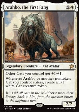 Arahbo, the First Fang - Magic: The Gathering Foundations: Promos (Rare) [PFDN-2]