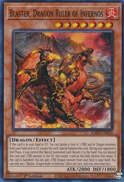 Blaster, Dragon Ruler of Infernos (V.1 - Super Rare) - Quarter Century Bonanza (Super Rare) [010]