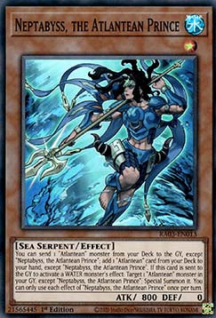 Neptabyss, the Atlantean Prince (V.1 - Super Rare) - Quarter Century Bonanza (Super Rare) [013]