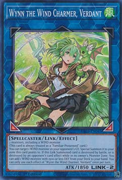 Wynn the Wind Charmer, Verdant (V.1 - Super Rare) - Quarter Century Bonanza (Super Rare) [045]