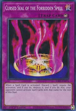 Cursed Seal of the Forbidden Spell (V.1 - Super Rare) - Quarter Century Bonanza (Super Rare) [076]