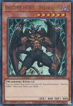 Destiny HERO - Malicious (V.2 - Ultra Rare) - Quarter Century Bonanza (Ultra Rare) [001]