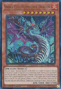 Snake-Eyes Flamberge Dragon (V.2 - Ultra Rare) - Quarter Century Bonanza (Ultra Rare) [033]
