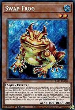 Swap Frog (V.3 - Secret Rare) - Quarter Century Bonanza (Secret Rare) [RA03-005]